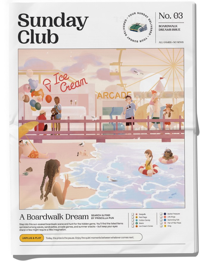 Boardwalk Dreams issue illustration